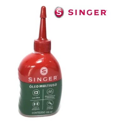 Óleo Singer Original Lubrificante Frasco 100ml Multiuso em Oferta na Shopee