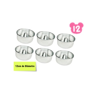 Forma para mini Bolo Nº12 kit com 6 forma com buraco no meio Torta Suíça suíça Mini Pudim bolo suíço bentô Cake em Oferta na Shopee