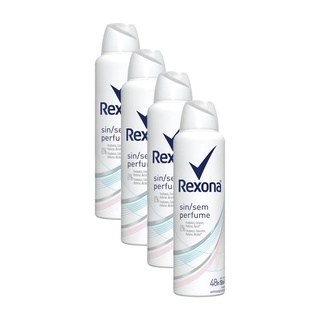 Kit 4 Desodorantes Rexona Motionsense Antitranspirante Aerossol sem Perfume 150ml em Oferta na Shopee