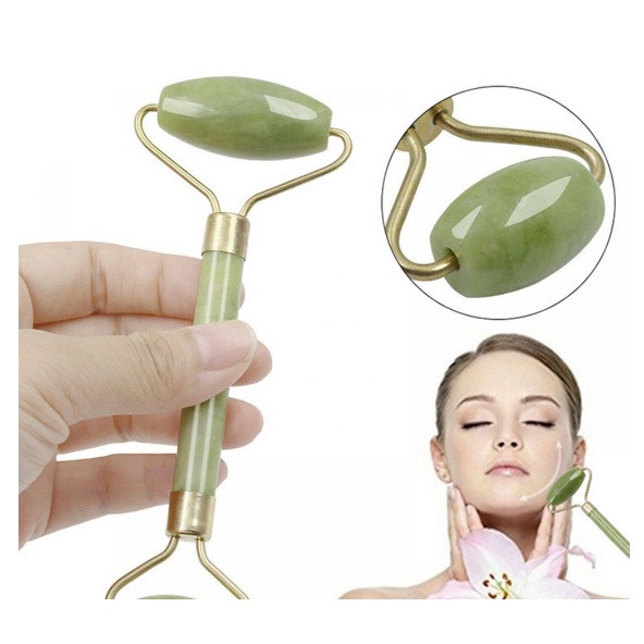 Rolo Massageador Pedra Jade Massagem Facial Anti Rugas Shopee Brasil