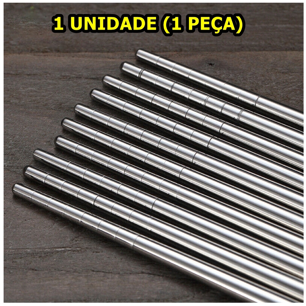 HASHI PARA BONSAI EM METAL AÇO INOX 22.5cm (1pc) pauzinho japonês, hashi para yakissoba, hashi aço inox alumínio