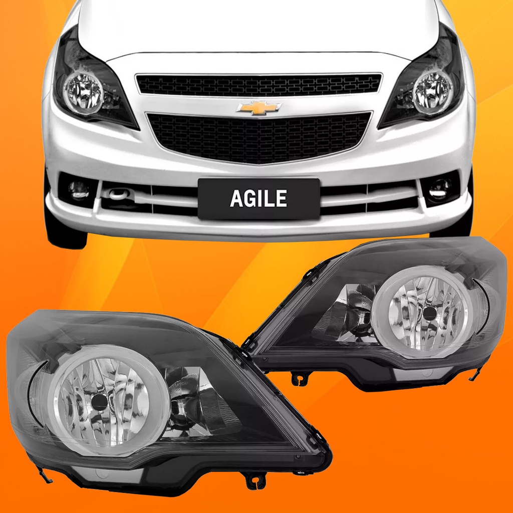 Farol Agile Montana  Mascara Negra 2011 2012 2013 A 2015