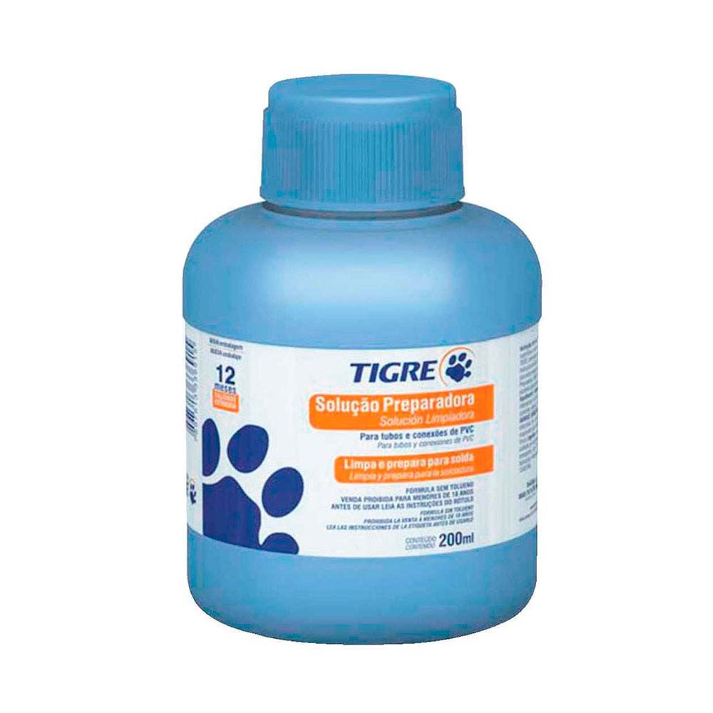 Solução Preparadora Limpadora Tigre Frasco 200ml Pvc Cola