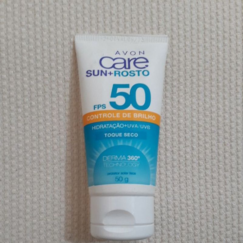 protetor solar facial Avon care fps 50 Matte controle de brilho