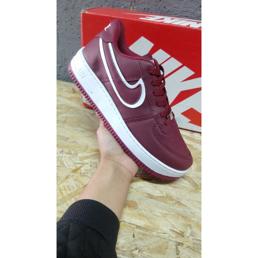 Tenis nike air force best sale feminino vinho