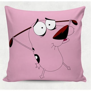 Capa e Almofada Personalizada Coragem o Cão Covarde em Oferta na Shopee