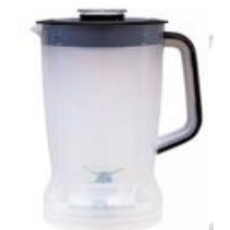 Copo Arno Power Max 1000W/ Serve para modelo Arno Power Max 700 e Arno Multi Chef 600W 4 em 1 Translucido- Tampa Preta