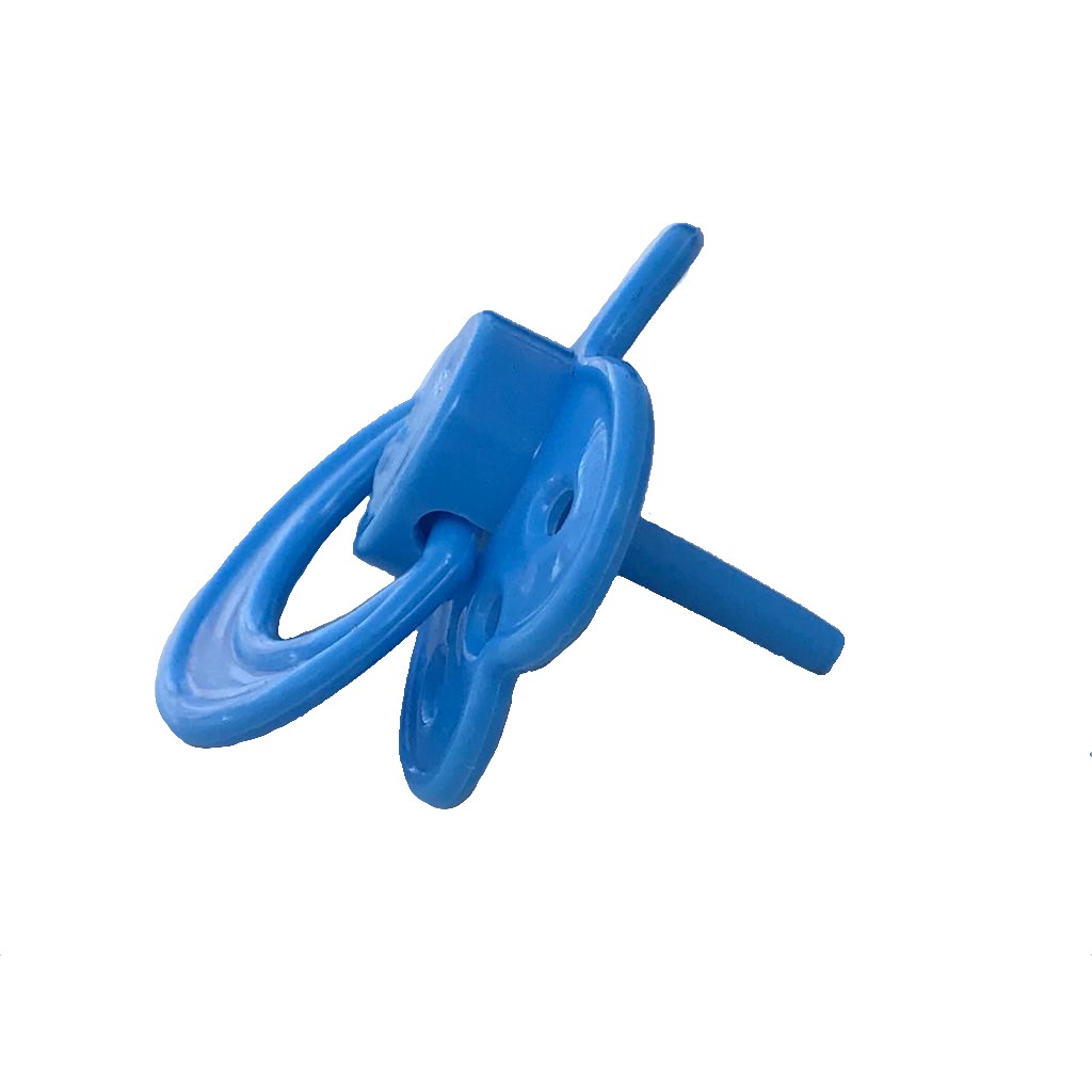 Chupeta Plastico Azul Boneco Boneca Reborn Bebe Brinquedo Criança Infantil 5 un.