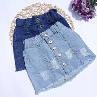 Saia Sainha Jeans Infantil 2 a 16 Anos Menina Promoção