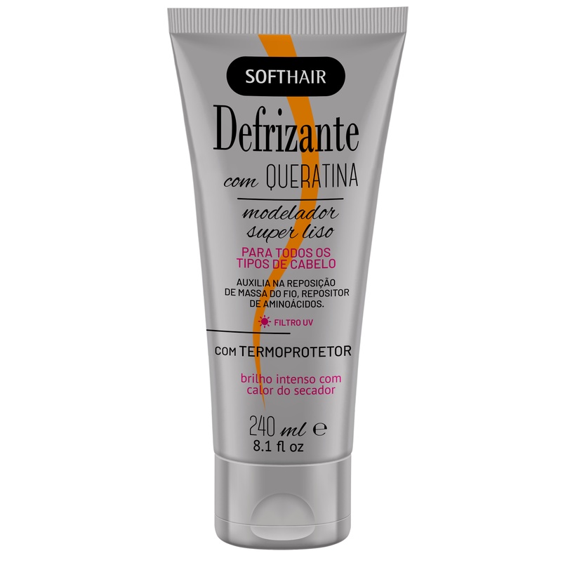 Defrizante Queratina 240ml Softhair