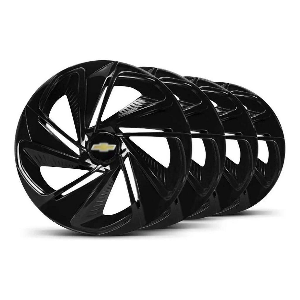 Jogo Calota Aro 13 Esportiva Nitro Compativel GM Celta Onix Prisma Corsa Classic Sonic Agile Astra Vectra Monza Montana