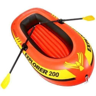 Bote Inflável Explorer 200 Intex 2 Pessoas Até 95kg + Remo + Bomba em Oferta na Shopee