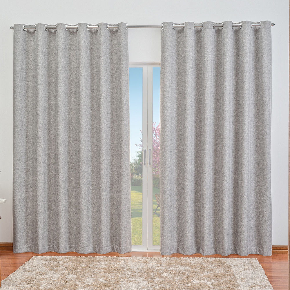Cortina Blackout 100% Vedação Premium 5,90x2,60m Sala Quarto Varão 4M