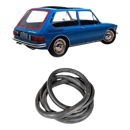 Borracha Vidro Traseiro Brasilia Todas Para Friso em Oferta na Shopee