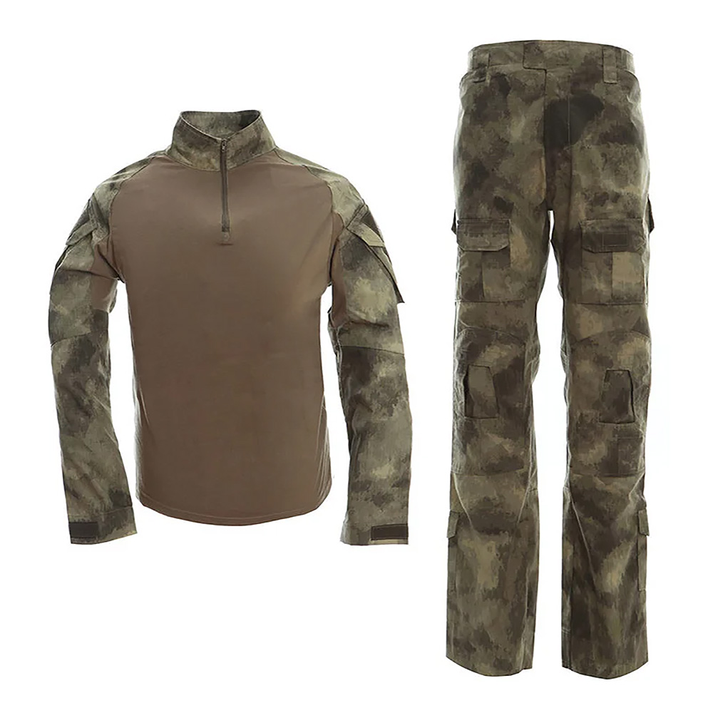 Conjunto Combat Shirt Calça Camuflado Militar AVB AU