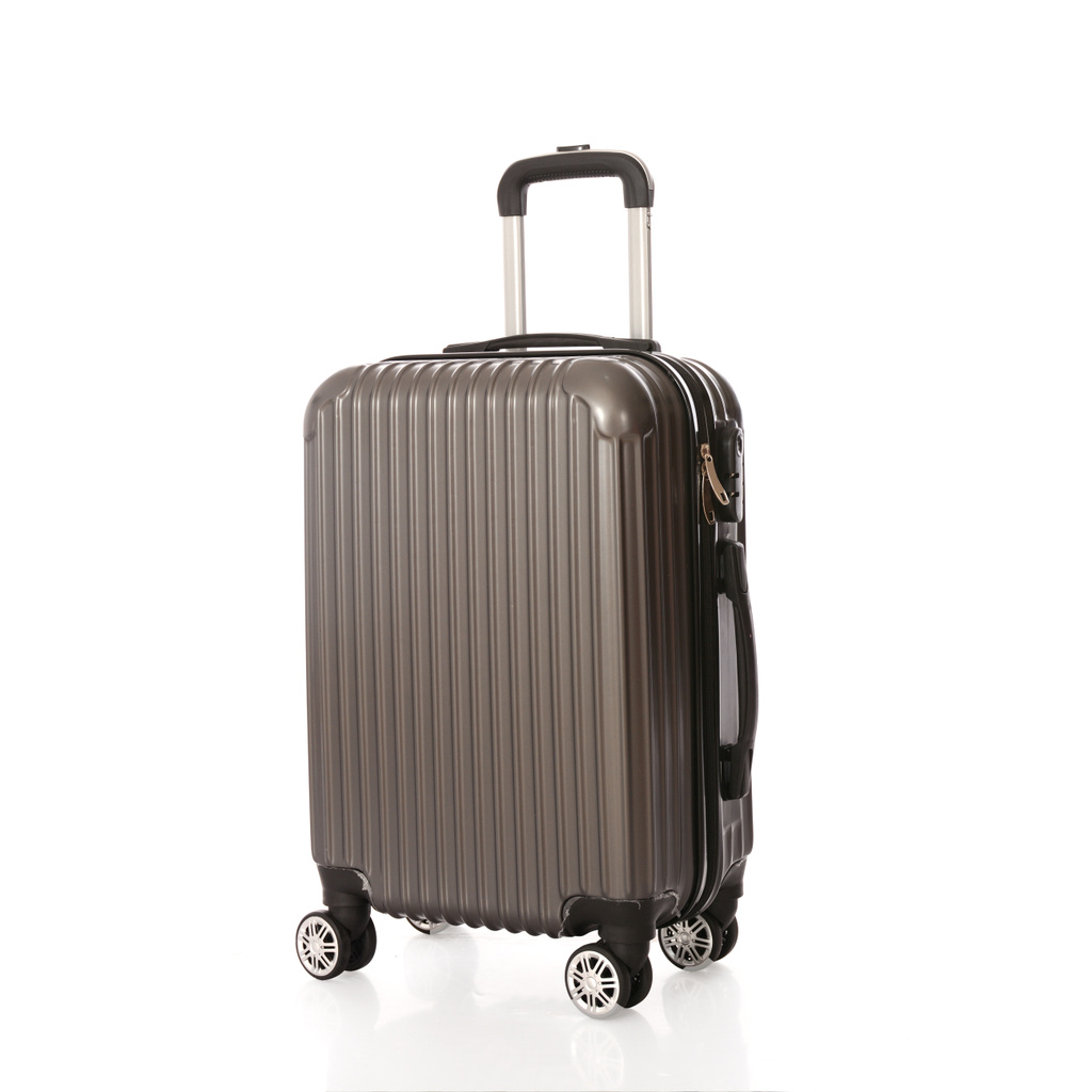 Mala de Bordo Viagem Pequena ABS - (55 x 35 x 22cm) C/ 4 Rodinhas 360º - (Regulamentação ANAC) em Oferta na Shopee