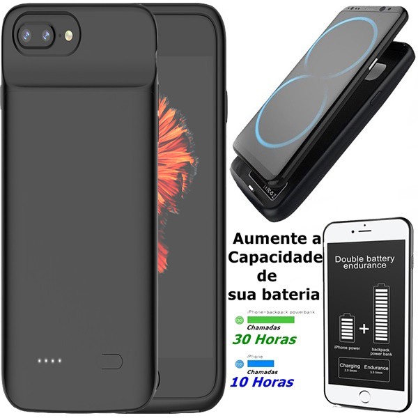 Where Precursor Bonus Capa Case Capinha Iphone 7 Plus 8 Plus Carregador Com Bateria Recarregável  Power Bank 5.500 Mah | Shopee Brasil