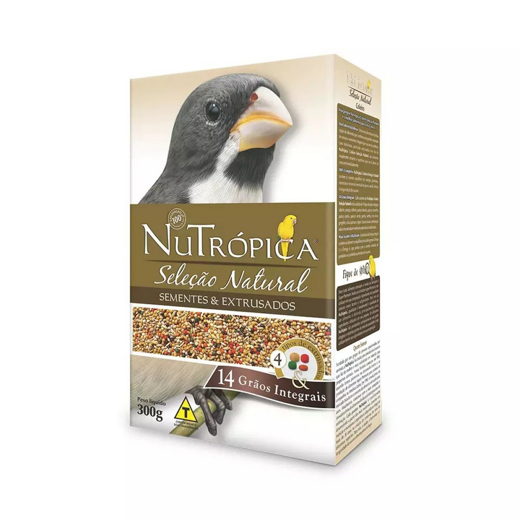 Ração Seleção Natural Para Coleiro 300g Nutrópica em Oferta na Shopee