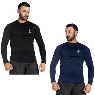 Kit 2 Camisa Uv Proteção solar Manga Longa Para andar de Bike