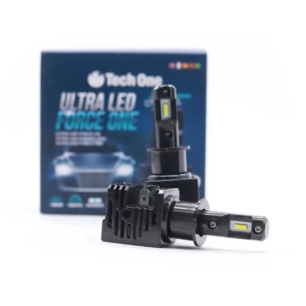 Lâmpada Ultra Led H3 Force One 8200 Lumens 12v 24v 6000k