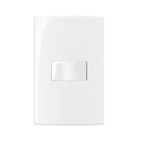 Conjunto Interruptor Bipolar Simples 10A 4x2 Sleek MarGirius