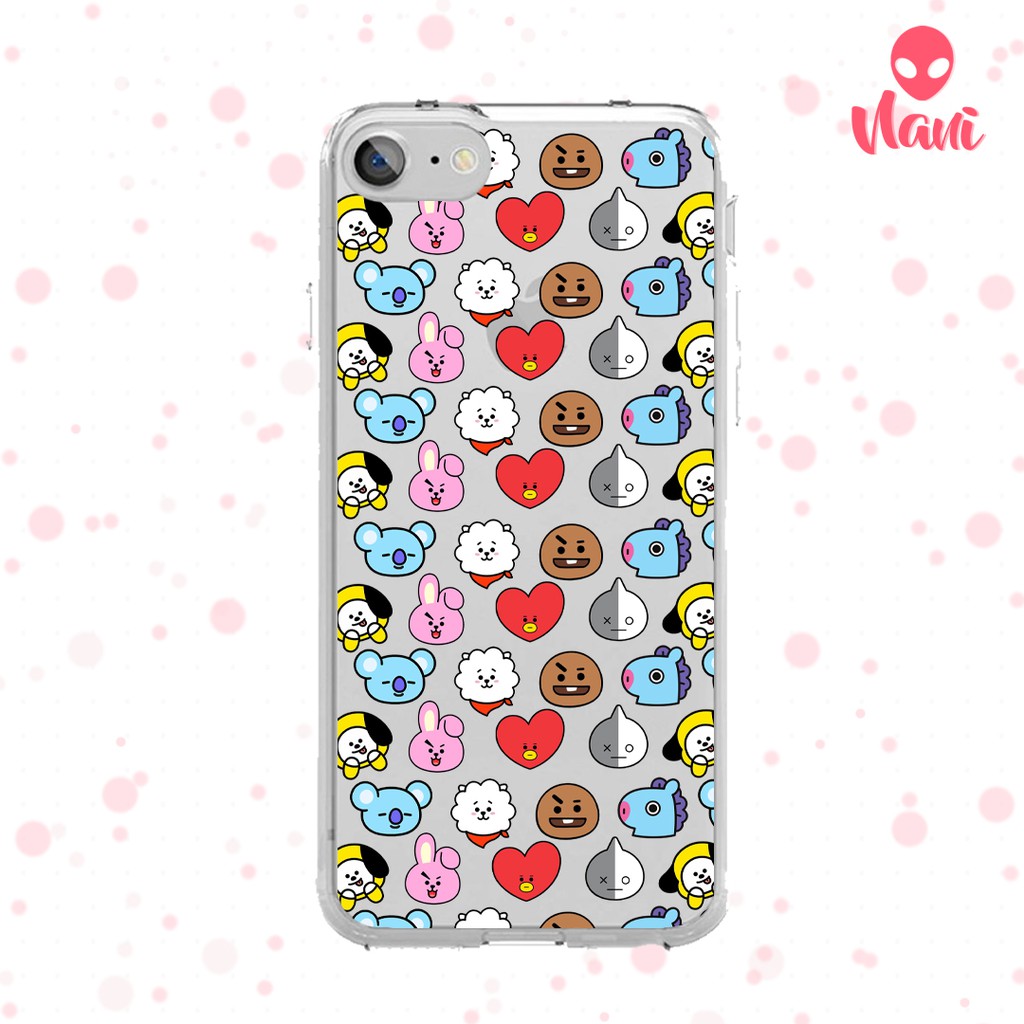 Combo Case Capinha De Celular + Adesivo Kpop Bts Bt21 - Kpop