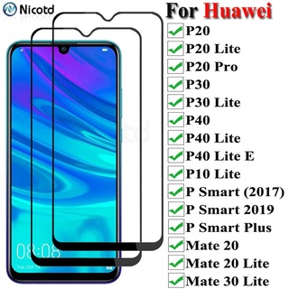 Vidro Temperado Para Huawei P40 P30 P20 Lite Pro Psmart 2019 Vidro De Proteção Para A Huawei Companheiro 20 30 Lite Protetor De Tela