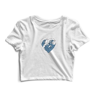 Blusa Feminina Cropped Manga Curta 686