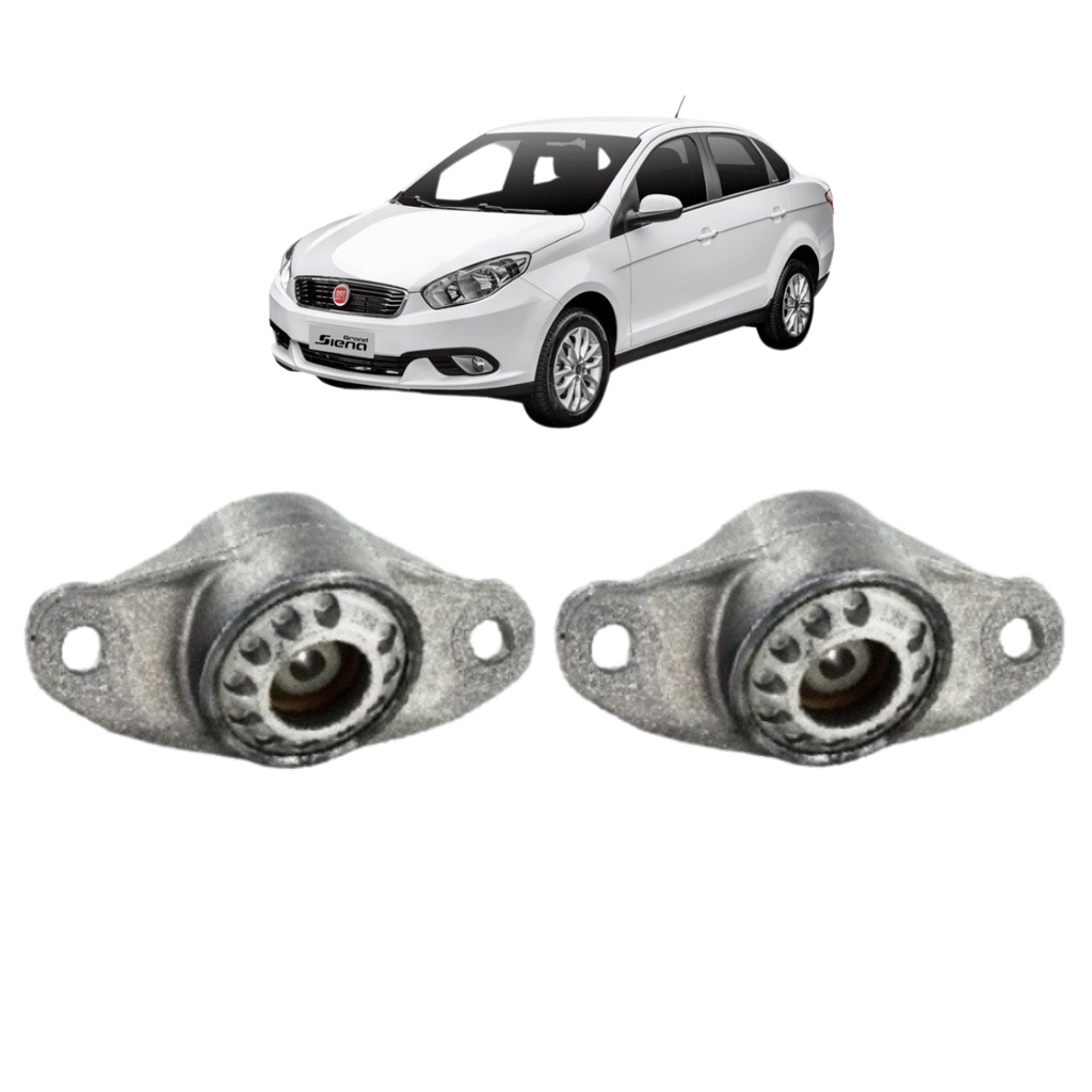 Par Coxim Batente Amortecedor Traseiro Fiat Gran Siena