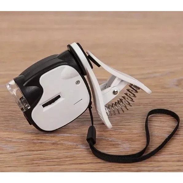 Microscopio Celular Camera 55x Universal LED e Uv Menor Preço — R$ 33,75 em Shopee