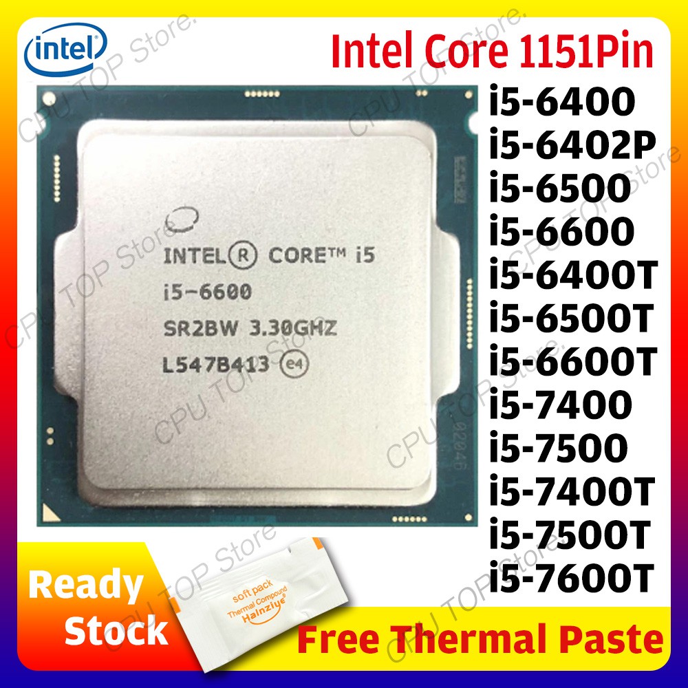 Processador De CPU Intel Cool Rui i5-6400 i5-6402P i5-6500 i5-6600 i5 ...