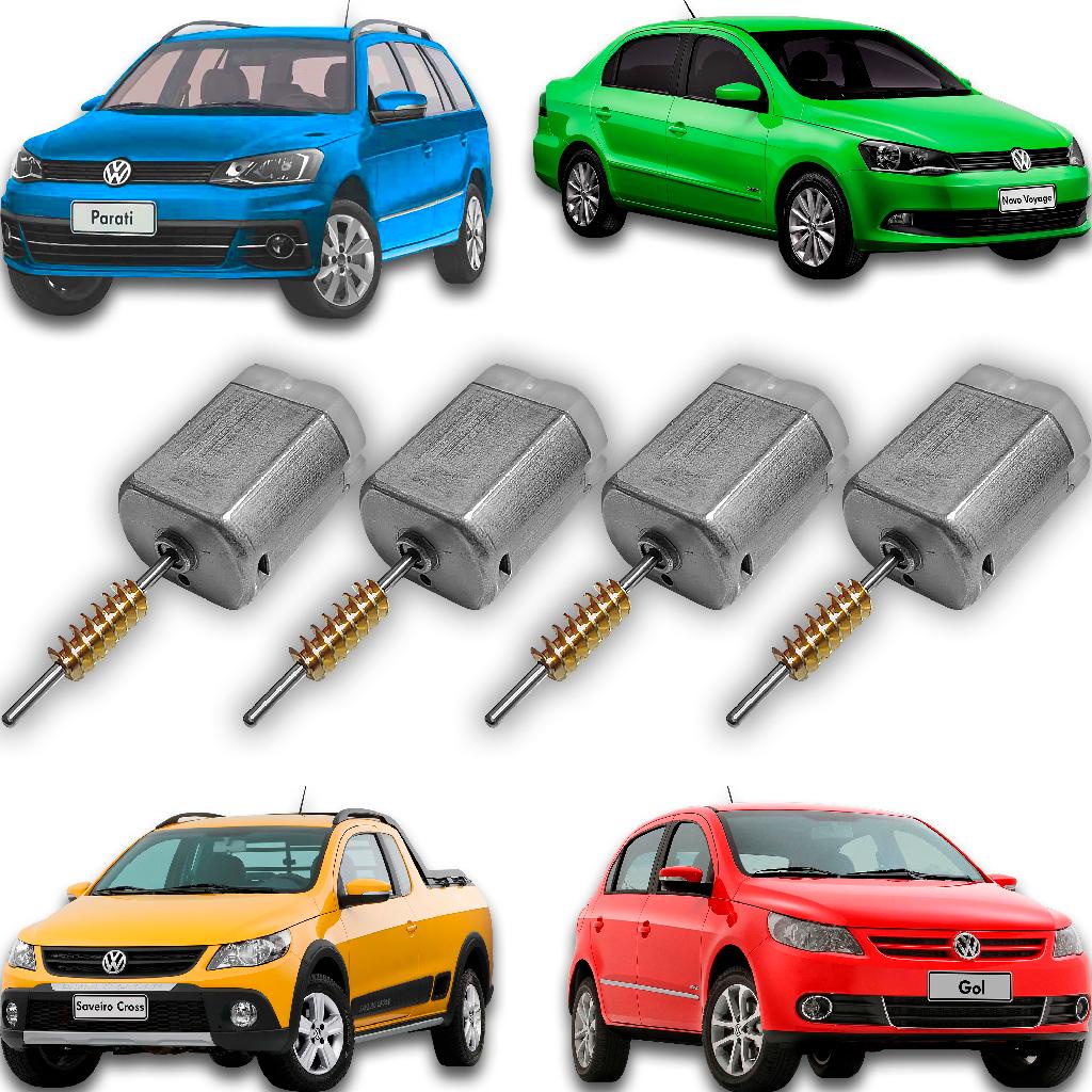 4x Motor Fechadura Trava Elétrica Gol G5 Parati Voyage Saveiro Automotivo Carro