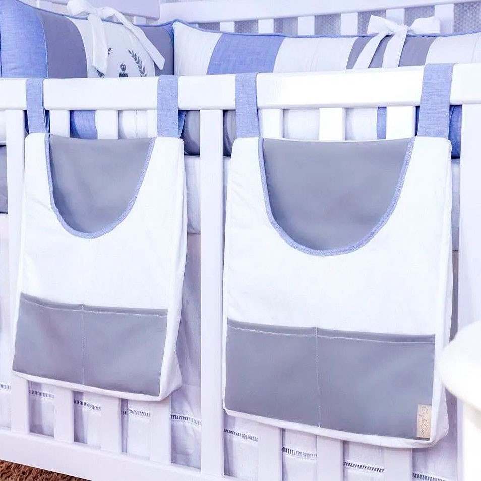 Porta Fraldas  de Varão 2 Peças | Organizador de Faldas, Pomadas, lenços umedecidos, algodão