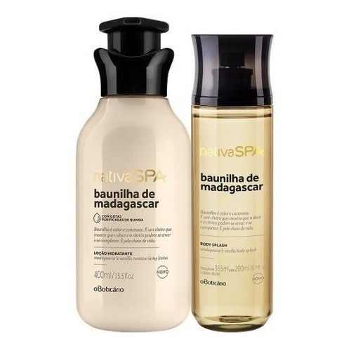Combo Nativa Spa Baunilha de Madagascar O Boticário ou itens avulsos