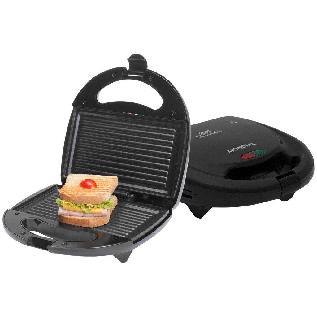 Sanduicheira Grill Mondial Fast Grill E Sandwich - S-12