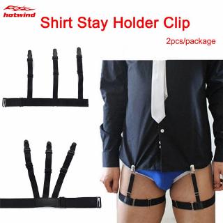 2 Pcs 3 Cintas Camisa De Negócios Masculina Elástica Ajustável