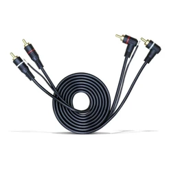 Cabo Som Automotivo 2+2 Rca 1,5 Metros Kx3 Preto