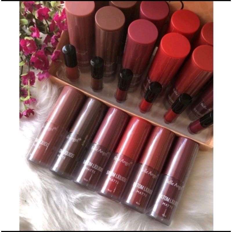 Batom Matte Líquido Belle Angel Alta Pigmentação Longa Duração | B079