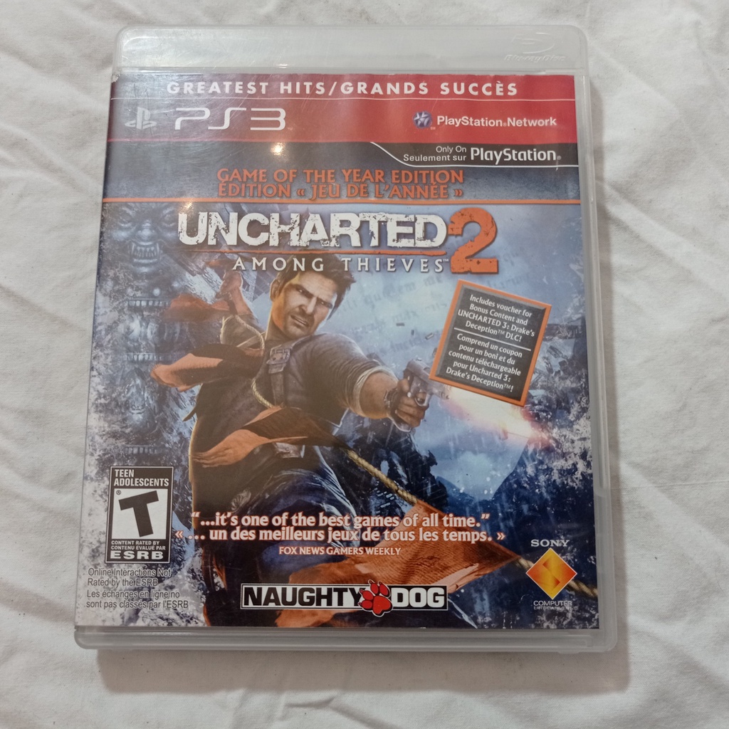Uncharted 2 Among Thieves - Playstation 3 Mídia Física