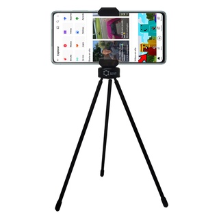 Mini Tripé de Mesa com Suporte para Celular Câmera LT-P021