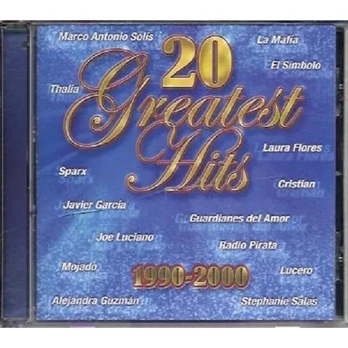CD: 20 Greatest Hits — 1990 – 2000 (c/ tema da novela mexicana Maria Mercedes, da Thalia) c/ Lucero