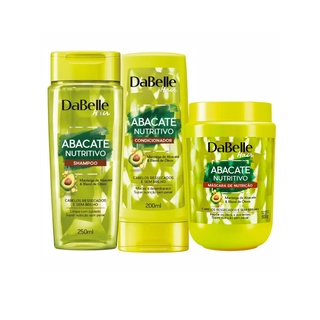 Kit Dabelle Abacate Nutritivo (Shampoo 250ml e Condicionador 175ml + Máscara 800g)