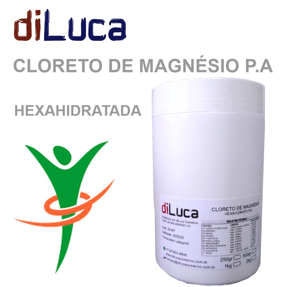 Cloreto de Magnésio P.A - POTE - Excelente Qualidade - 500gr