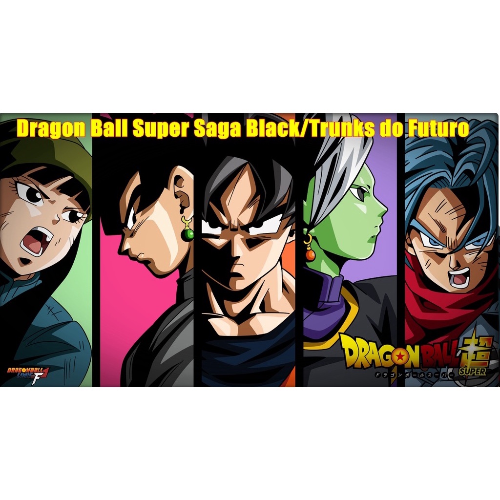 DRAGON BALL SUPER SAGA BLACK TRUNKS DO FUTURO COMPLETO EM 4 DVDS | Shopee  Brasil