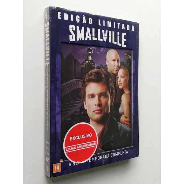 Box Dvd Smallville A 6ª Temporada Completa 6 Dvds Edição Limitada