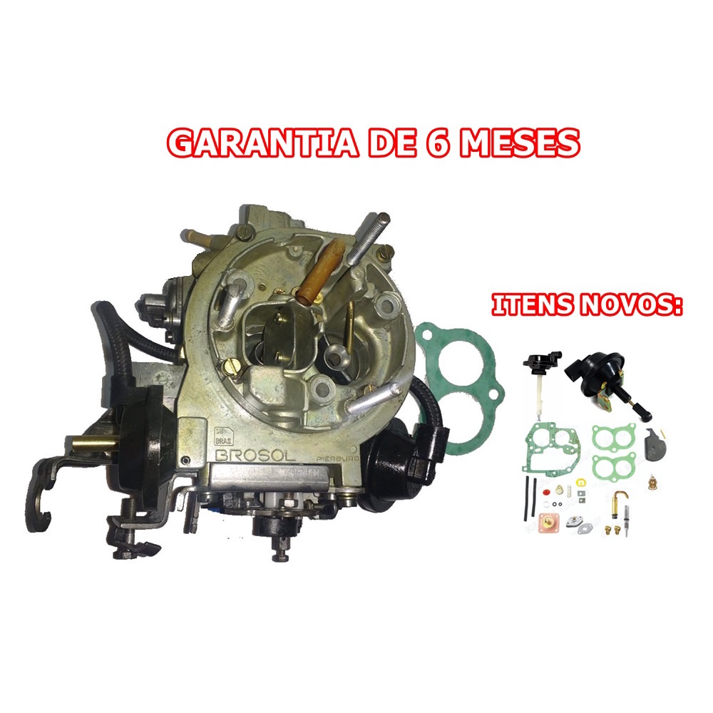 Carburador 2e Santana Motor Ap 1.8 Gasolina Brosol