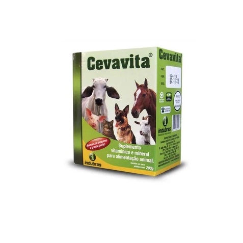 Suplemento Vitamínico CEVAVITA (Indubras) 200g. em Oferta na Shopee