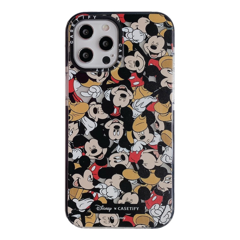 Disney Mickey Mouse Casetify Clear Capinha De Celular Para iPhone 14 13 12 11 Pro Max Mini X XS XR 6 6s 7 8 Plus