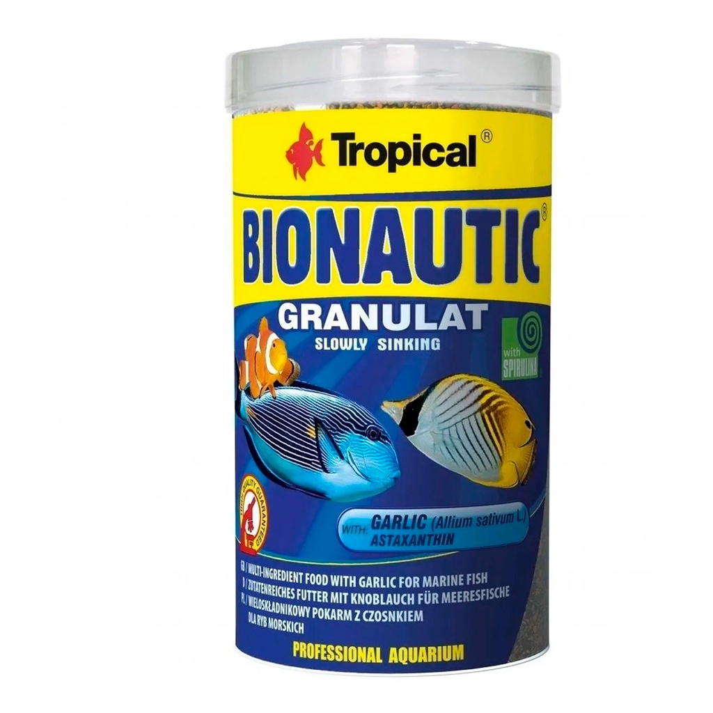 Ração Tropical Bionautic Granulat 55g Rica em Nutrientes