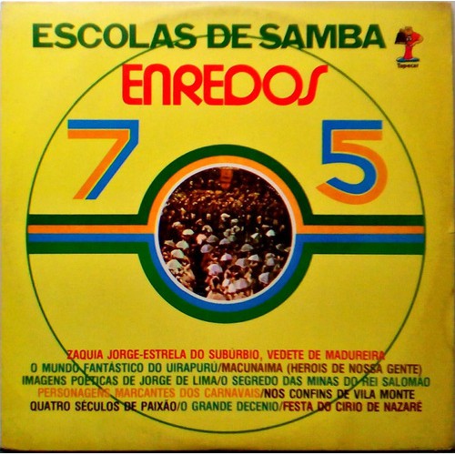 Escolas De Samba Enredo 1975 Lp Ela Soares Haroldo Santos